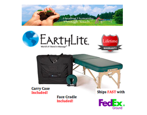 Earthlite Spirit Massage Table Silver Package - Fast FREE FedEx Shipping!