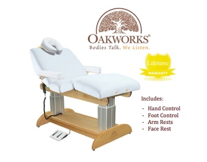 Oakworks Celesta Deluxe Stationary Massage Table Package - FREE Inside Delivery!