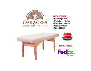 Oakworks Studio Clinician Massage Table - with Fast FREE FedEx Shipping! Massage Table