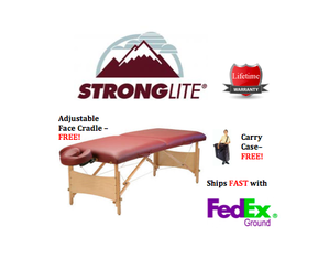 StrongLite Standard Portable Massage Table Package - Fast FedEx Shipping!