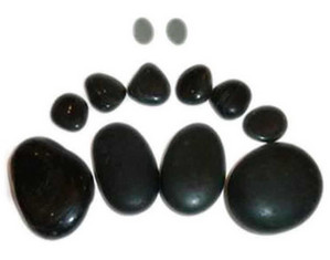 B and S 12 Hot Stone Massage Stones