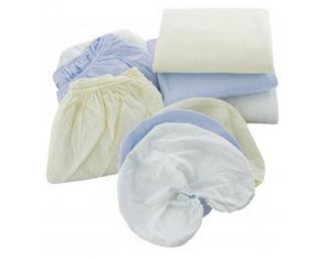 BodyWorks White Cotton Flannel Sheet Set