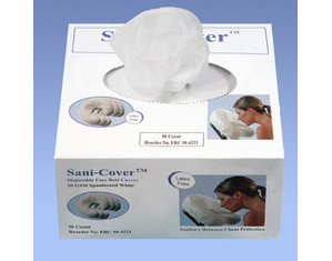 Custom Craftworks Sani Cover - Disposable Fitted Face Rest Covers (Bag of 50)
