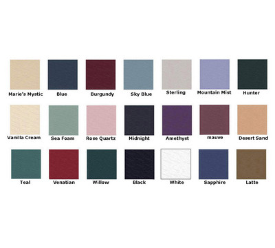 Available Upholstery Colors