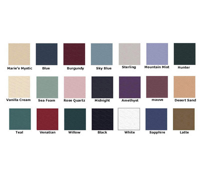 Available Upholstery Colors