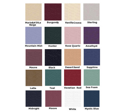 Available Ever Soft Vinyl Colors