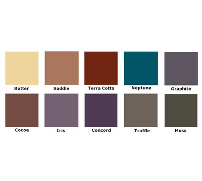 Available Dura Touch Vinyl Colors