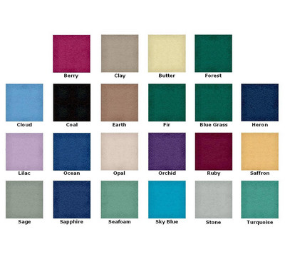 Available Terra Touch Colors