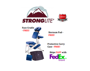 StrongLite Ergo-Pro Massage Chair Package - Fast FedEx Shipping!