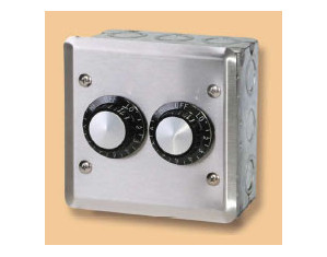 Infratech 120 V Double Regulator with SS Wall Plate and Gang Box - Fast FREE FedEx Shipping!