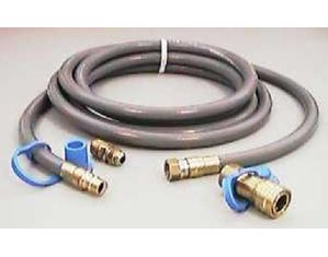 PrimeGlo 12 Foot Natural Gas Rated Hose With Quick Connect Patio Heater Accessory
