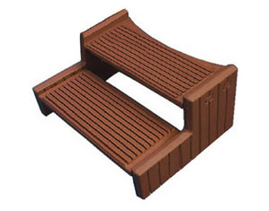 Vinyl Works Handy Curved Spa Step