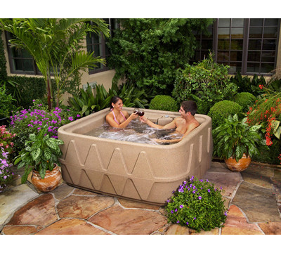 Dream Maker Spas X-400 - 4 Person with 11 Jets and Waterfall Hot Tub