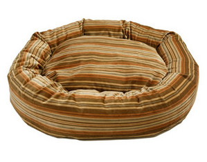 FYDO Bagel Poly Fill Dog Bed - Medium - Fast FREE FedEx Shipping!