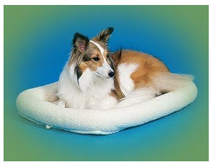 Midwest Quiet Time Natural Fleece Dog Bed - Fast FREE FedEx Shipping!