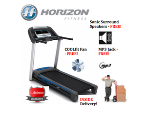 Horizon T101 Treadmill - with MP3 Jack and Speakers!