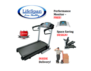 LifeSpan Fitness TR2000-HRC Treadmill - INSIDE Delivery!