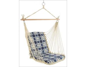 Hatteras Hammocks Mariner Cushioned Single Swing Newport Fabric Porch Swing - Fast FREE FedEx Shipping!