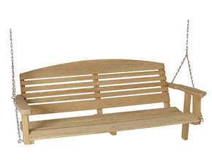 Great American Woodies 5 ft Classic Porch Swing - Fast FREE FedEx Shipping!