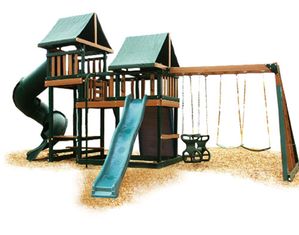 Kidwise CONGO Monkey Play Set Package Number 3 - Green and Cedar