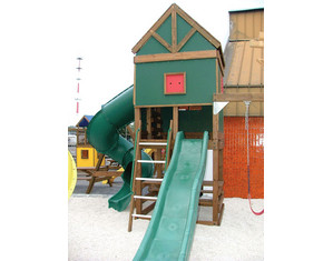 Playkids 4-Position Swing with Platform