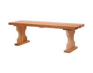 All Things Cedar 4 ft Backless Bench - Fast FREE FedEx Shipping!