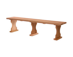 All Things Cedar 6 ft Backless Bench - Fast FREE FedEx Shipping!