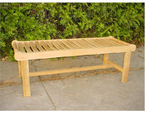 Anderson Teak 48 inch Cambridge Backless Garden Bench