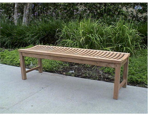Anderson Teak 48 inch Casablanca Backless Garden Bench