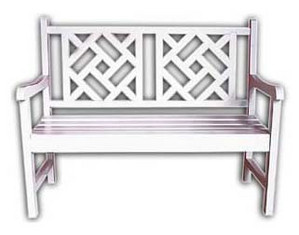 British Traditions Chippendale Garden Bench - Fast FREE FedEx Shipping!
