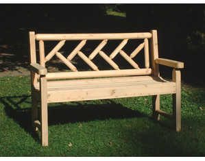 Old Adirondack, Inc. Tahawus Garden Bench - Fast FREE FedEx Shipping!