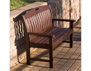 Polywood Nautical 48 inch Garden Bench