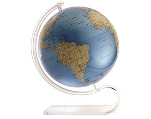 Artline Blue Pearl Earthsphere Globe with Pedestal Base