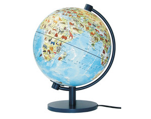 Cram Children's Map and 11 inch Globe Combo