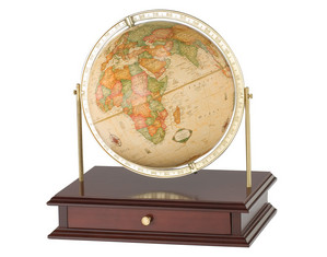 Cram Fielding Globe with Drawer