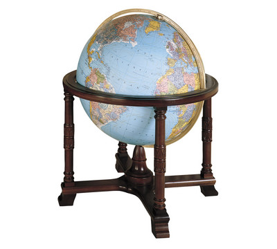 Replogle Diplomat 32 inch Blue Illum Globe
