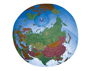 Replogle Illumiworld Inflate 12 inch Lt Blue Set of 6 Globe