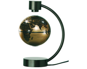 Stellanova 4 Inch Levitating Gold Globe