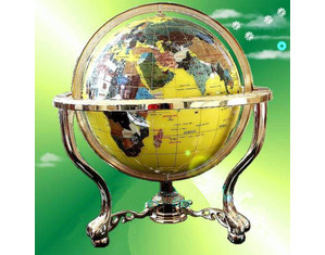 Team Concept 21 inch Gemstone Globe with 3 Leg