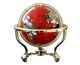 Red Jasper with Gold Brass Stand