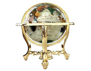 Team Concept 220 mm Gemstone Globe Shell Mother of Pearl 3 Legs