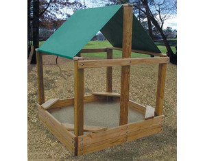 Plan It Play Covered Sandbox Kit