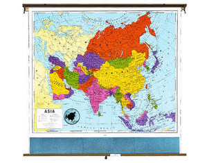 Cram Asia Political Wall Map