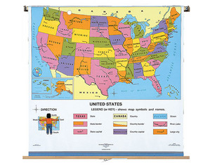 Cram US Starter Wall Map