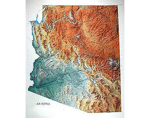 Raven Maps & Images Arizona Wall Map