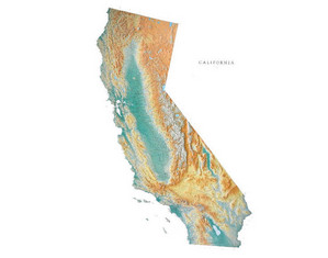 Raven Maps & Images California Wall Map