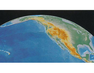 Raven Maps & Images Earth Views Wall Map