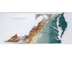 Raven Maps & Images Maryland Wall Map