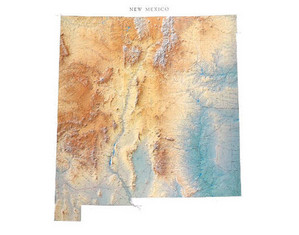 Raven Maps & Images New Mexico Wall Map