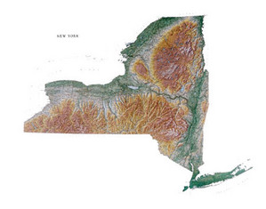 Raven Maps & Images New York Wall Map